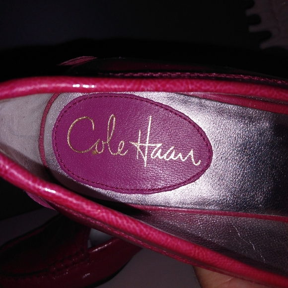 Cole Haan pink patent leather loafers - Picture 2 of 7